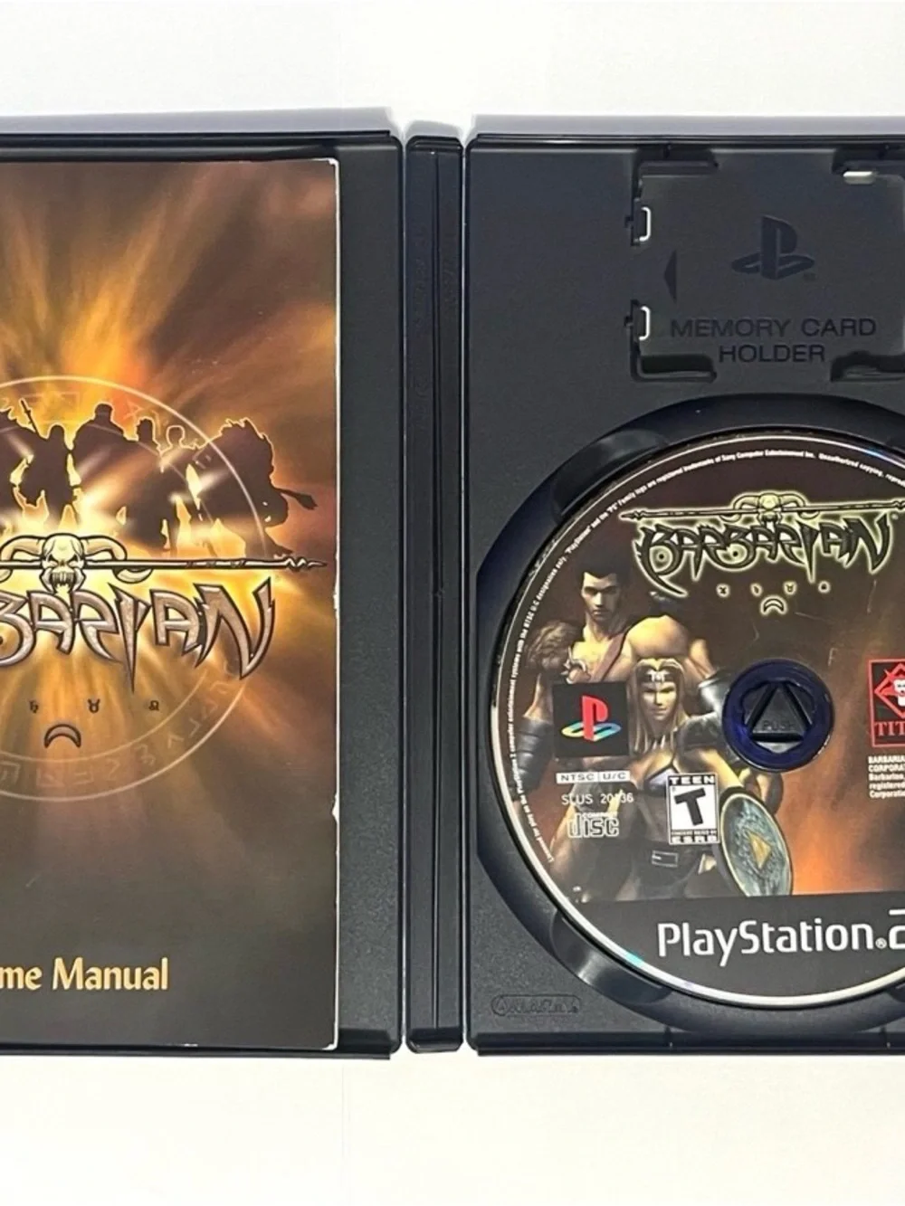 Barbarian (Sony PlayStation 2, 2002) Black Label Complete & Tested